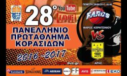 28ο Πανελλήνιο Κορασίδων:  Φάρος Κερατσινίου-Αρης 50-34 (Video του αγώνα). Τα αποτελέσματα κι βαθμολογία