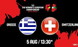 Ελλάδα – Ελβετία ζωντανή μετάδοση στις 14:30 από την Αυστρία, για το Ευρωπαϊκό Νεανίδων (Β κατηγορία)