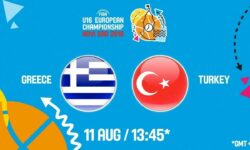 Ελλάδα – Τουρκία ζωντανή μετάδοση στις 14:45 από την Σερβία, για το Ευρωπαϊκό Παίδων