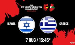 Ισραήλ – Ελλάδα ζωντανή μετάδοση στις 16:45 από την Αυστρία, για το Ευρωπαϊκό Νεανίδων (Β κατηγορία)
