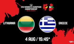 Λιθουανία – Ελλάδα ζωντανή μετάδοση στις 16:45 από την Αυστρία, για το Ευρωπαϊκό Νεανίδων (Β κατηγορία)