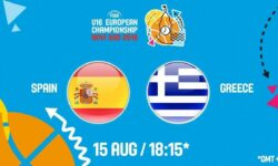 Ισπανία – Ελλάδα ζωντανή μετάδοση στις 19:15 από την Σερβία, για το Ευρωπαϊκό Παίδων (Φάση των 8)