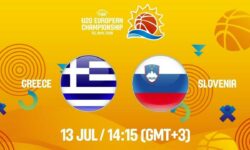 Ελλάδα – Σλοβενία. Ζωντανά στις 14:15 από τα Τελ Αβίβ για το Ευρωπαϊκό Νέων (FIBA U20 European Championship 2019)