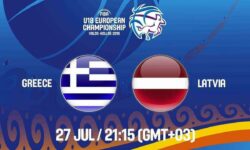 Ελλάδα – Λετονία. Ζωντανά στις 21.15 από το Βόλο για το Ευρωπαϊκό Εφήβων (FIBA U18 European Championship 2019). Το πρόγραμμα και τα εισιτήρια του Ευρωπαϊκού Πρωταθλήματος