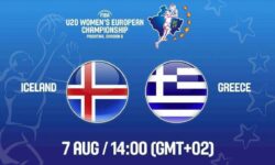Ισλανδία – Ελλάδα. Ζωντανά στις 15.00 από την Πρίστινα  το Ευρωπαϊκό Πρωτάθλημα ΝΕΩΝ Γυναικών (Β’ κατηγορίας)